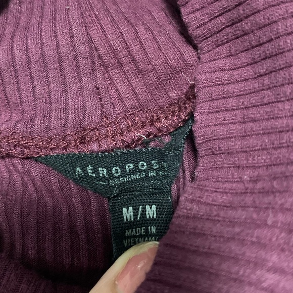 (2for$20) Aeropostale M Cropped Mockneck Tank top - Picture 3 of 4